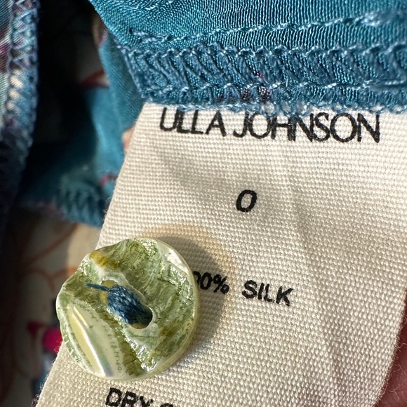 Ulla Johnson 100% Silk Ilaria Dress, $850 NWT, US 0, Pre-Fall 2024, 893 - Picture 12 of 12